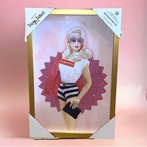 🌟 Barbie Gucci Supreme Framed Glass Wall Art Decor